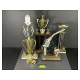 4 Large Local Car Show Trophies