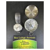 Watch and Compass