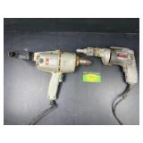 Black & Decker revering drill and drywall scrugun