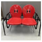 Vintage IH Metal Gliding Chairs - Painted