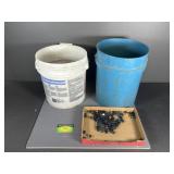 2 Buckets of Spray Can Marbles