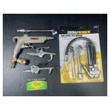 Central Pneumatic dual Chuck tire inflator and