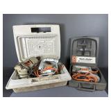 2 Black and Decker corded Jig Saws and 1 Corded