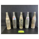 5 Pepsi and Diet Pepsi One Pint Bottles
