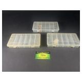 3 Plano Tackle Boxes