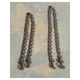 2 Double Hook Tow Chains