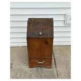 Taters & Onions Wooden Storage Box