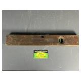 Antique EC Simmons Wooden Level