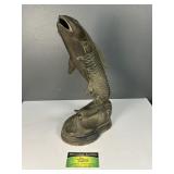 Big mouth Brass Fish Statuette