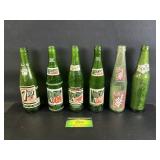 Mountain Dew, 7UP, Sprite, and Dr Pepper Bottles