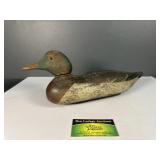 Weighted Wooden Duck Decor