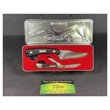Old Timer Fixed blade and Pocket knife set