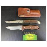 Knife with Sheath and fixed blade