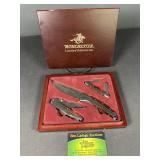 Winchester Pocket Knife and Fixed blade knife set