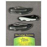 3 pocket knives