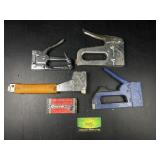 Stanley and Arrow staple guns