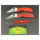 Red Pocket Knives