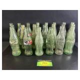 Various Coca Cola Glass Bottles