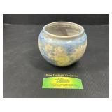 Signed Folse studio pottery crystalline glaze vase