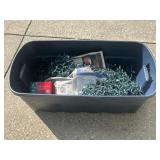 Tote of Christmas Lights