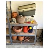 Half Shelf With Planters & More