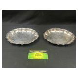 2 Small Stainless Steel Plates