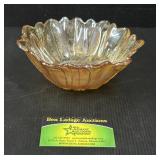 Carnival Glass Flower Bowl