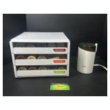 Krups Coffee Grinder and Spice Stack Rack