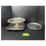 Silver Plated Serving Plates and More