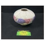 Gregg Neal Raku Pottery Vase