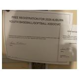 2026 Auburn Youth Baseball/Softball Registration