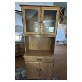 Oak Style Hutch