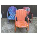 Metal Shellback chairs