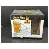 Glass Mug Set