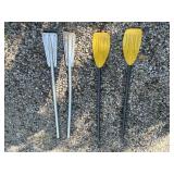Plastic and Aluminum Boat Paddles