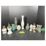 Glassware and oil lamps