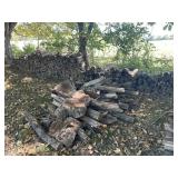 Large Amount Split & Stacked Firewood