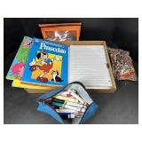 Coloring supplies