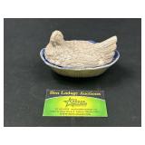 Spongeware Nesting Hen