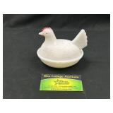 Anchor Hocking Milk Glass Nesting Hen