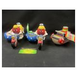 M&Mï¿½s motorcycle candy dishes and LifeSavers