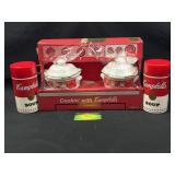 Campbellï¿½s soup cups and thermoses
