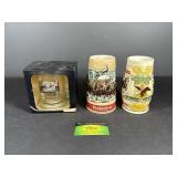 3 Budweiser Steins