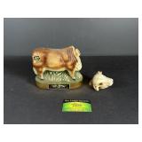 Ezra Brooks Cow Decanter
