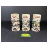 3 Coors Rocky Mountain Legend Steins