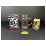 Miller & Budweiser Steins