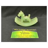 Small Jadeite Rocking Horse