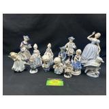 Blue and White Figurines