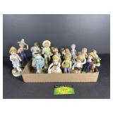 Ceramic figures and pieces