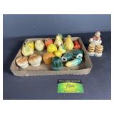 Fruit Slat and pepper shakers